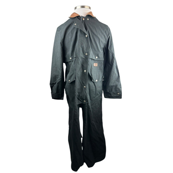 Vintage Lauren-RL Ralph Lauren Barn Western Duster Trench Jacket Coat Size Small - Picture 16 of 16